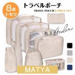 トラベルポーチ 圧縮 8点セット ガジェットポーチ ポーチセット シンプル おしゃれ スパバッグ メッシュ 衣類 シューズケース トラベルグッズ 旅行 男女