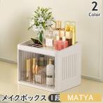  ящик для косметики 1 уровень 1 слой cosme box косметика место хранения складной дверь имеется обе открытие прозрачный кнопка, ручка настройки настольный стол сверху мелкие вещи место хранения уход за кожей инструменты для макияжа большой 