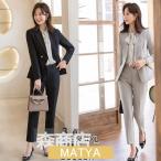 パンツスーツ レディース 40代 50代 30代 おしゃれ 20代 3点セット 入学式 秋冬 服装 ママ 卒業式 服 母 セレモニー フォーマルスーツ  OL 通勤