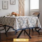 テーブルクロス長方形 北欧 田園風 防水 撥水 無地 レース 厚手 滑り止め テーブルカバー 撥油 防汚 耐久 耐熱食卓カバー おしゃれ テーブルクロス 北欧