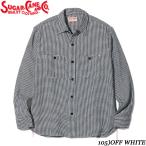 Sugar Cane TWILL CHECK WORK SHIRT No.SC28953