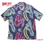 SUN SURF サンサーフ アロハシャツ COTTON & LINEN S/S  OPEN SHIRT 