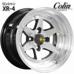 ショッピングロンシャン ロンシャン XR-4 14インチ 8.0J 4H100 +0 ブラックポリッシュ アルミホイール単品 1本 4本以上送料無料