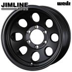 Weds Weds Jim line type 2 16 дюймовый 8.0J 6H139.7 +0 матовый черный легкосплавные колесные диски одиночный товар 1 шт. 4шт.@ и больше бесплатная доставка 