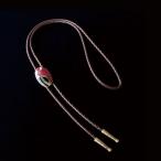 ビンテージ ボロタイレッド×ブラックオーバルトップブラウンレース 50's New Old Stock