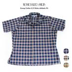 ショッピングINDIVIDUALIZED INDIVIDUALIZED SHIRTS インディビジュアライズドシャツ キャンプカラー コットン チェック 半袖シャツ