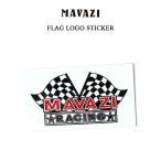 【メール便配送】MAVAZI RACING FLAG LOGO STICKER マバジレーシング フラグロゴステッカー シール ロゴ