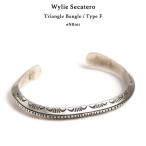 Wylie Secatero ワイル セカテロ トライアングルバングル typeF 【ナバホ族 navajo】#NB101 インディアンジュエリー