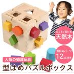 Yahoo! Yahoo!ショッピング(ヤフー ショッピング)型はめ 知育 パズル ボックス 色落ちしないカラフルな 木製 大きめ ブロック 積み木 で たのしく色彩感覚や立体感覚を身につけちゃおう！送料無料
