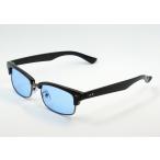 おしゃれ サングラス メンズ 細め サーモント型 セル メタル UVカット 新品 ブラック ブルー 黒 青