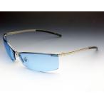 サングラス メンズ おしゃれ シンプルな２ポイント ブルーレンズ 青レンズ 新品