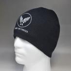 ニットキャップ メンズ ニット帽 ミリタリー エアフォース 新品 ロスコ ROTHCO ブランド ブラック 黒