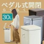 1年保証 ゴミ箱 30L ペダル ふた付き 