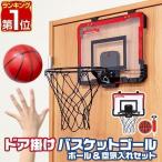 ヤフー1位 バスケットゴール おもちゃ ドア掛け フック掛け 専用ボール＆ポンプ付 ミニサイズ 幅39cm RiZKiZ 室内 家庭用 インテリア LEDディスプレイ 送料無料