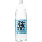 友桝飲料 友桝 強炭酸水 ペットボトル 1L ×15 メーカー直送