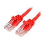 StarTech 45PAT50CMRD レッド Cat5e LANケーブル 0.5m