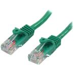 StarTech 45PAT50CMGN グリーン Cat5e LANケーブル 0.5m