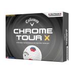 日本正規品 キャロウェイ CHROME TOUR X(クロムツアーエックス)TRUTRACK(トゥルートラック) ボール 2026年モデル ブルーレッド 1ダース(12個入り)