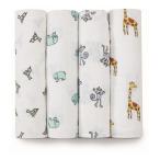 aden + anais エイデンアンドアネイ スワドルジャングルジャム 4枚 SWADAB2026