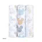 aden + anais エイデンアンドアネイ スワドルミッキー+ミニー 3枚 SWADABDASWC30003DIJ