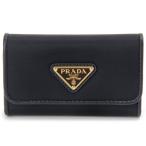 ショッピングPRADA 【並行輸入品】 PRADA プラダ キーケース ブラック 1PG004 2DMI F0002 KEY CASE NERO