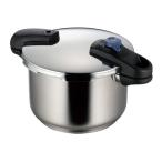 パール金属 クイックエコ 3層底切り替え式両手圧力鍋5.5L HB-5136 IH対応