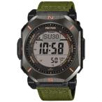 腕時計 時計 CASIO カシオ PRO TREK プロトレック メンズ PRW-69YB-3JF 電波ソーラー充電 カーキ 緑 誕生日 新生活 クリスマス 父の日 プレゼント ギフト