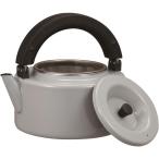 ケトル やかん フラットケトル CB JAPAN FK-22 グレー 琺瑯 ホーロー 保温 おしゃれ 取っ手をたためる 2.3L かわいい 茶こし付き