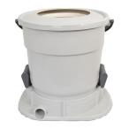 ショッピング手回し 脱水機 サンコー S-MDD21W 手で回す強力脱水機 ミズキリスピナー 手動 小型 アウトドア 防災 災害時 手回し 上履き SMDD21W THANKO