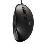 ショッピングエルゴ Nakabayashi MUS-UKF171BK 有線静音5ボタンBlueLEDエルゴマウス/ブラック