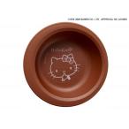 ウェルファン 木目もちやすい・すくいやすい ハローキティ 茶 ボウル NPLS1 メーカー直送