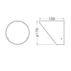 ショッピングmiddle 山田照明 TG-399 Middle Spot(ミドル・スポット) スポットライト用オプション フード カットタイプ