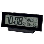  Seiko часы (Seiko Clock) глаз ... часы обычно лампочка-индикатор радиоволны цифровой календарь температура влажность отображать ночь тоже видно чёрный * часть чёрный 