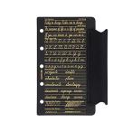 PLOTTER knock sPLT0011 M5 натуральная кожа авторучка держатель подъемник черный корпус размер :H105xW75mm/ Mini 5