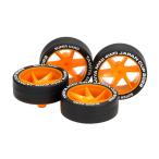  Tamiya Mini 4WD ограничение super - - draw высота шина &amp; спираль колесо J-CUP 2022 95152 orange 