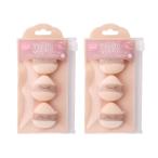  Mill fi-.. пуховка 6pcs 3 штук ×2 Mini пуховка палец пуховка макияж для пуховка коврик высокий свет разрозненный пудра щеки для двусторонний можно использовать Mill
