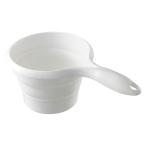  Исэ город глициния (ISETO) рука .. soft рука .. белый 1.2L ширина 16.3× глубина 28.0× высота 4.4~12.2cm сделано в Японии складной жаростойкий 