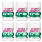  назначенное здоровое питание зуб . крепкий . здоровье . сохраняет Lotte xylitol o- Latte kto жевательная резинка ( прозрачный мята ) тонкий бутылка 125g ×6 шт 