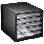 ナカバヤシ A4レターケース5段（浅5