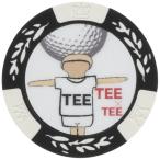  Hokushin ..HTC Golf Casino chip маркер (габарит) белый диаметр примерно 40mm интересный маркер (габарит) TEE чай MK0163