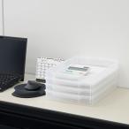  гора .(YEN) tray useful A4 tray 4 шт. комплект место хранения A4 документы регулировка письмо кейс прозрачный ширина 23.3× глубина 35.3× высота 4