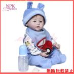 リボーンドール 人形 赤ちゃん シリコーン 衣装付き ベビー 抱き人形 リアル うさ耳フード 51センチ Reborn Doll