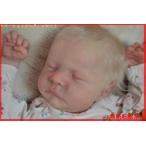リボーンドール 人形 赤ちゃん シリコーン 衣装付き おやすみ 新生児 男の子 女の子 49センチ