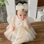  baby One-piece платье детский комбинезон девочка платье для церемоний chu-ru лента для волос детское платье половина день рождения костюм свадьба 1 лет день рождения 100 день .. три .