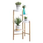 フラワースタンド プランタースタンド ガーデニングシェルフ 観葉植物 屋内 アウトドア植物スタンド フラワーポットファッション鉢植え 階段を配置する ファミリ