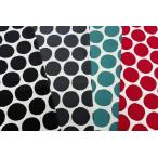 水玉 ドット 北欧調 北欧風 ツイル生地5cmドットプリント 綿100% 生地幅 約110cm　日本製 【50cm以上10cm単位での販売】