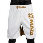 MAZA [ma The ]faito шорты Pro faito( белый / Gold )| Pro Fight Fight Shorts White-Gold