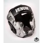 VENUM [venm] Kids headgear YKZ21( чёрный / серебряный )| Kids Headgear YKZ21 - Black/Silver