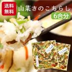 1000円ポッキリ 送料無料 山菜きのこちらし　2袋セット（6合分) 1,000円ポッキリ ポッキリ　ポイント消化  買い回り
