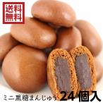 ショッピング和菓子 送料無料 訳あり ミニ黒糖まんじゅう（12個入）2袋セット アウトレット お徳用 茶菓子 和菓子 あんこ 餡子 こしあん 人形焼 業務用 個包装 まんじゅう 饅頭